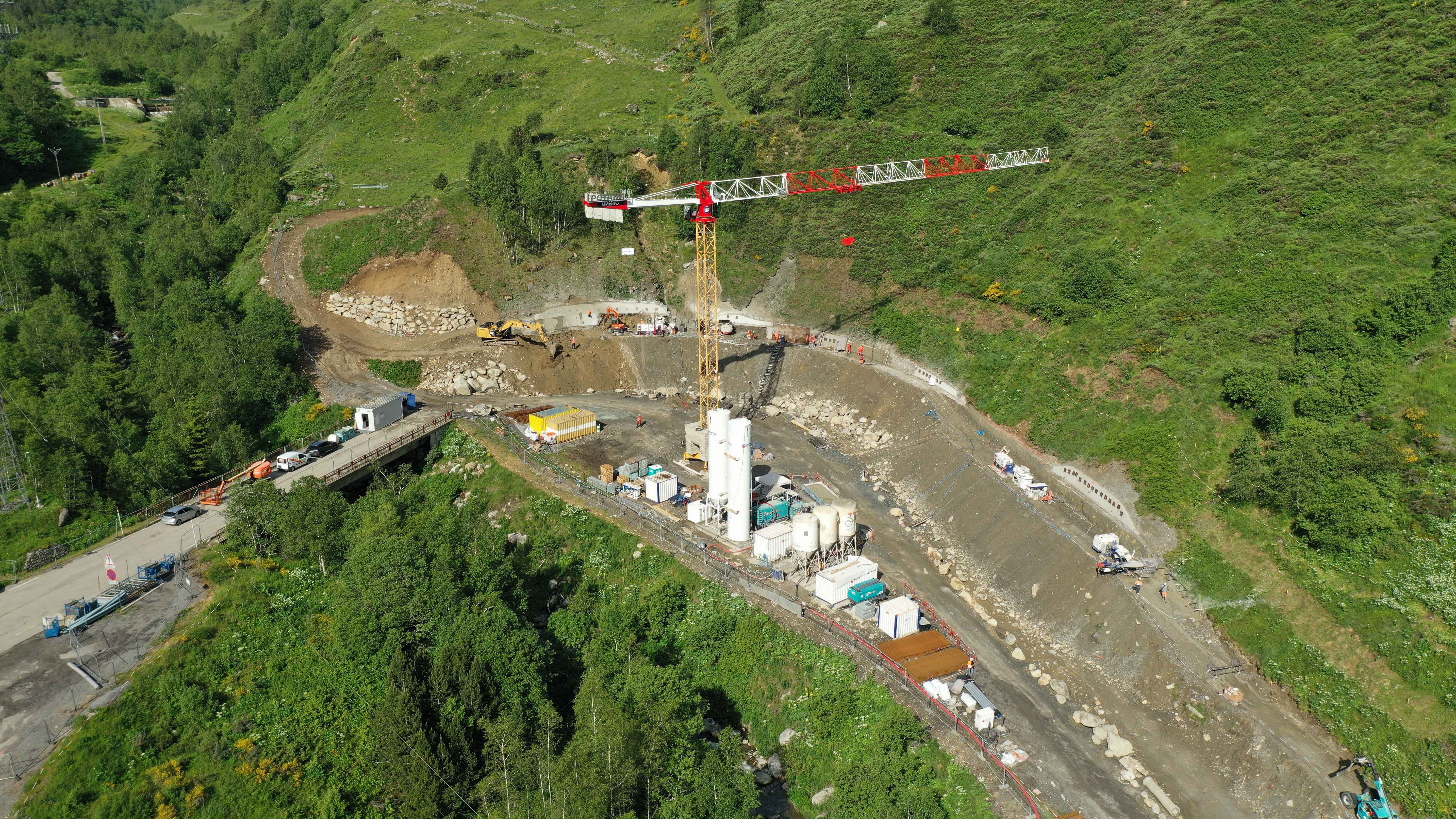 Paravalanche H2 (début du chantier)